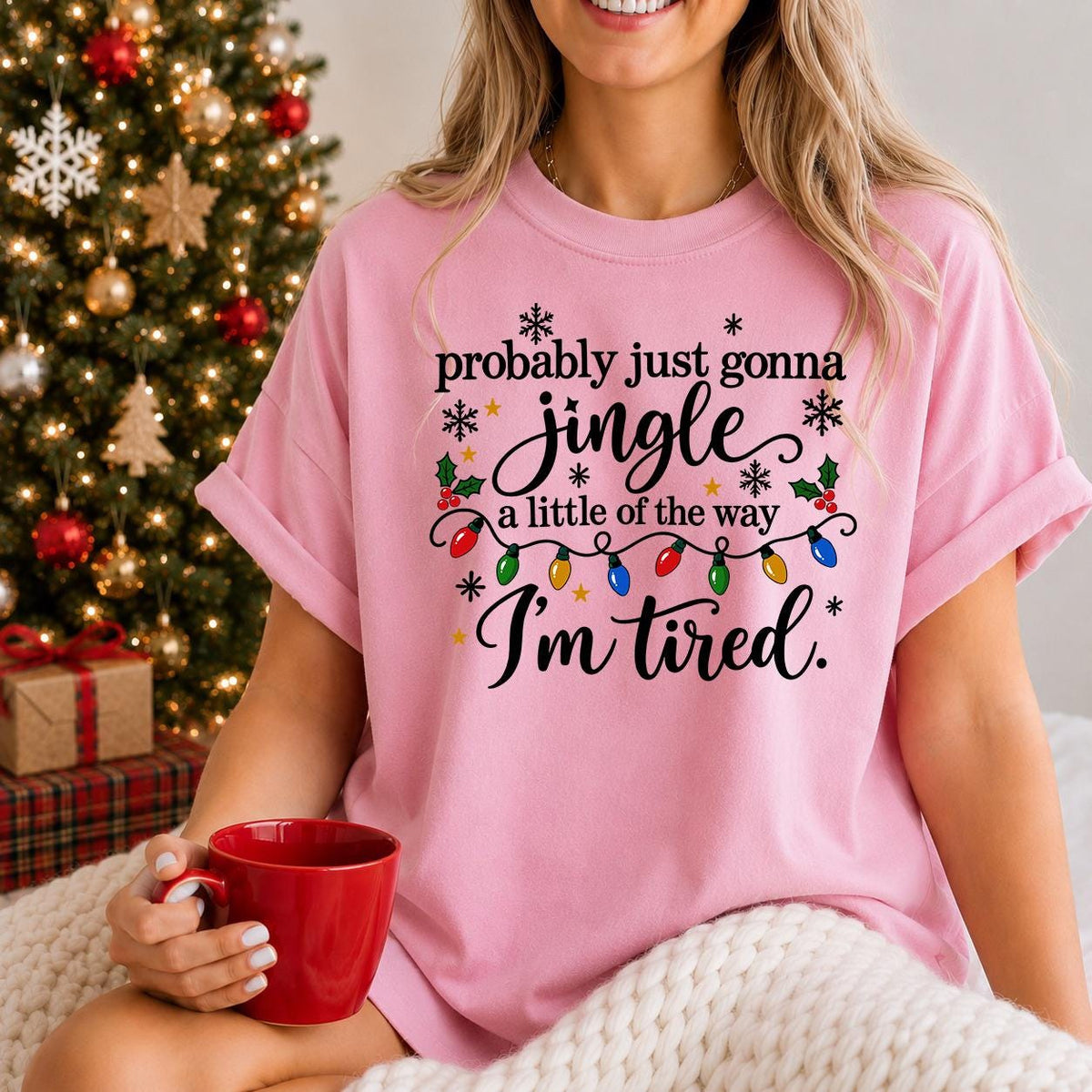 Christmas Jingle Song shirt, Im Tired Sweatshirt, Funny Christmas Shirt
