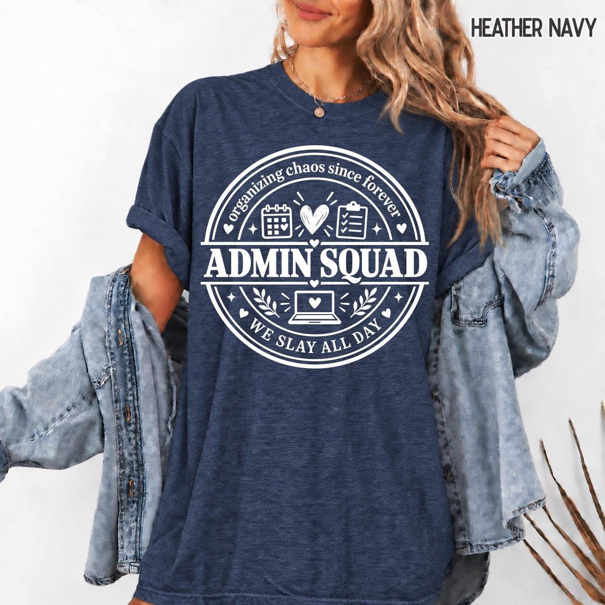 Admin Squad Shirt, Office Squad Shirt, Front Desk Crew Tee