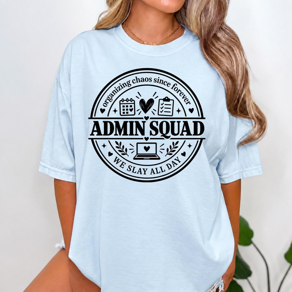 Admin Squad Shirt, Office Squad Shirt, Front Desk Crew Tee