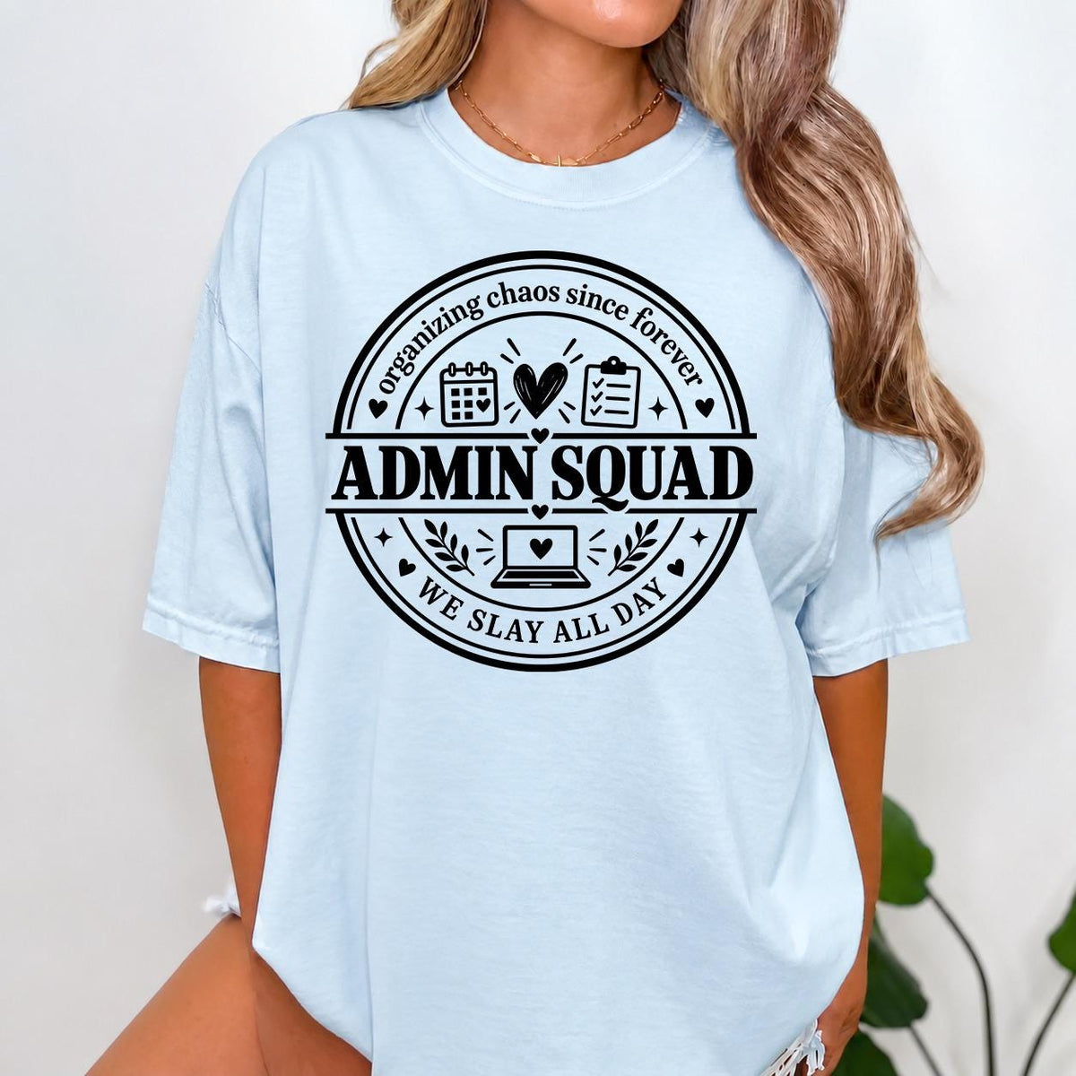 Admin Squad Shirt, Office Squad Shirt, Front Desk Crew Tee