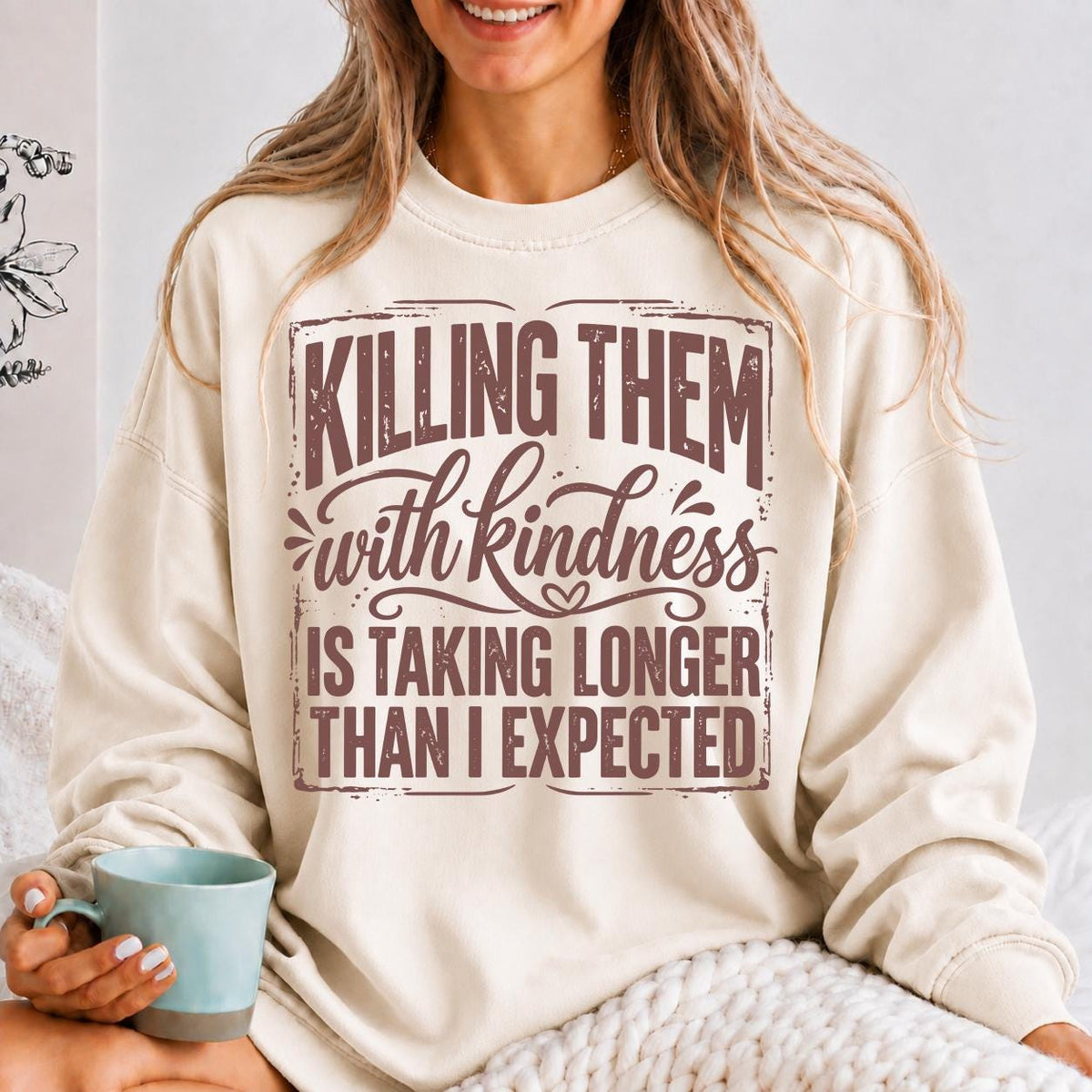 Killing Them With Kindness Shirt, Sarcastic Introvert Shirt