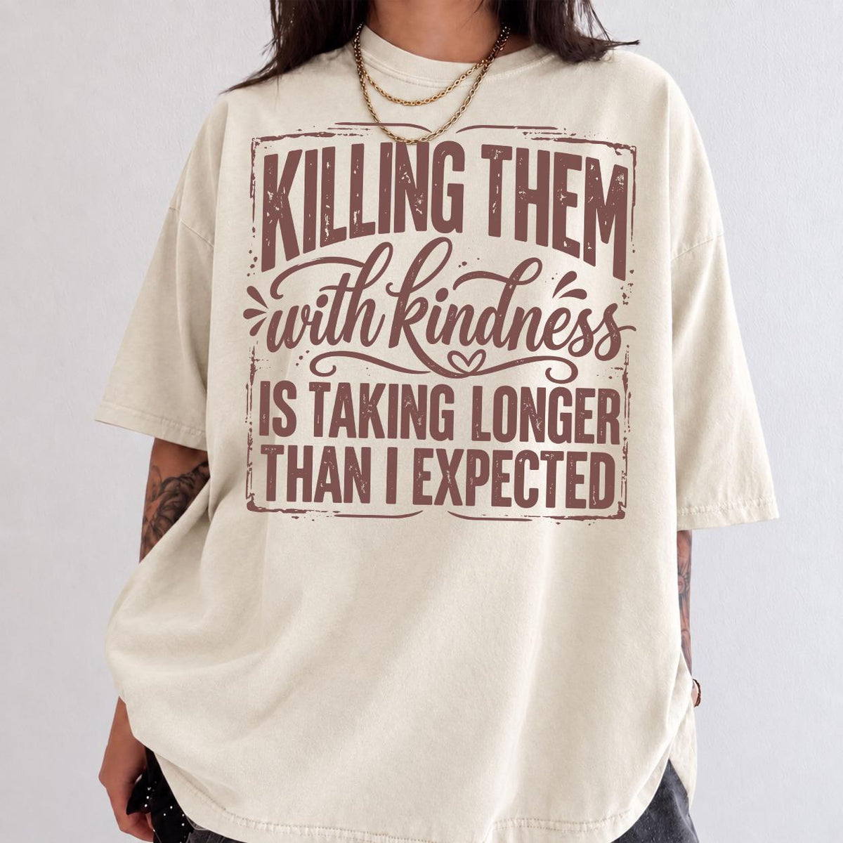 Killing Them With Kindness Shirt, Sarcastic Introvert Shirt