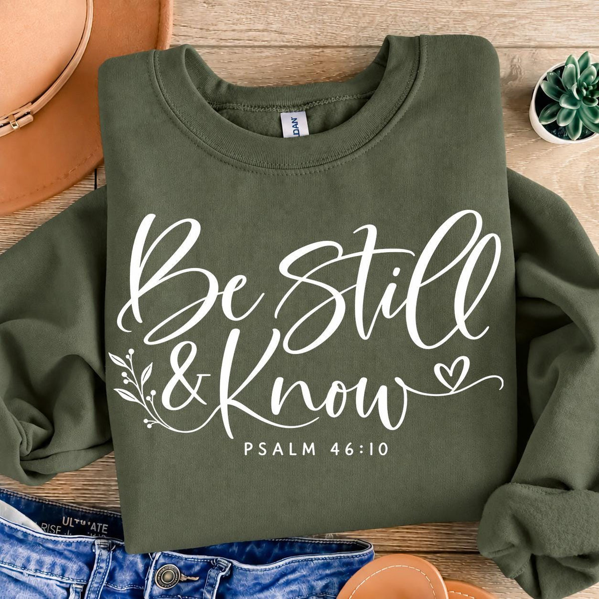 Be Still And Know Shirt, Psalm 46 10 Bible Verse T-Shirt