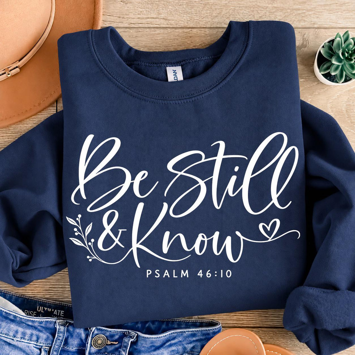 Be Still And Know Shirt, Psalm 46 10 Bible Verse T-Shirt