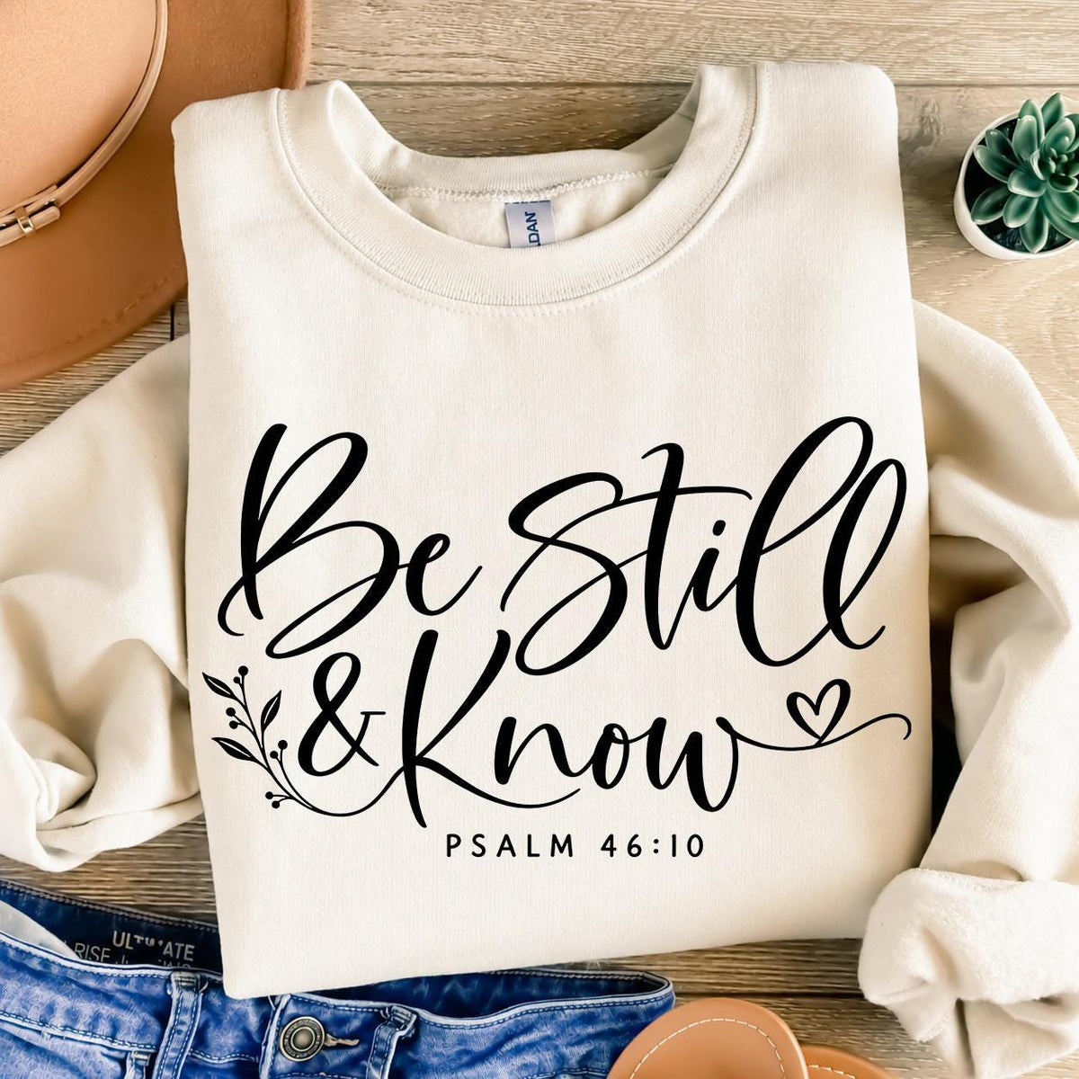 Be Still And Know Shirt, Psalm 46 10 Bible Verse T-Shirt