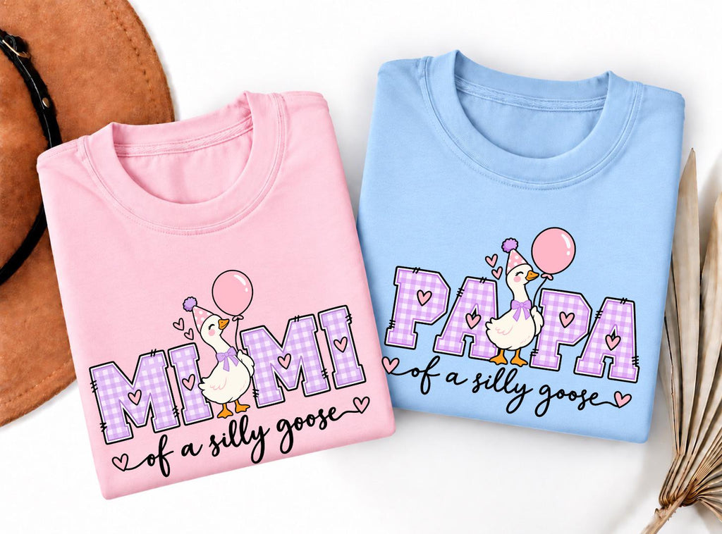Silly Goose 1st Birthday Family Matching Shirts