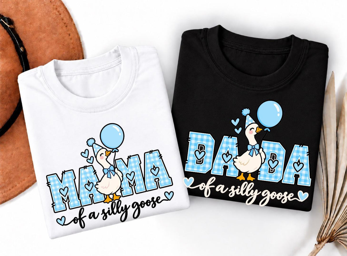 Silly Goose 1st Birthday Family Matching Shirts
