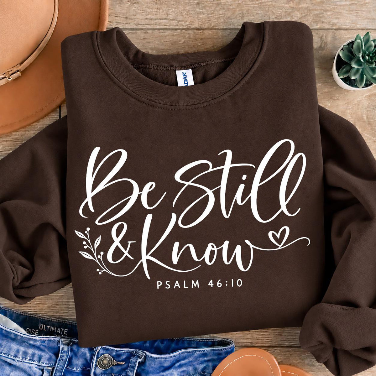 Be Still And Know Shirt, Psalm 46 10 Bible Verse T-Shirt