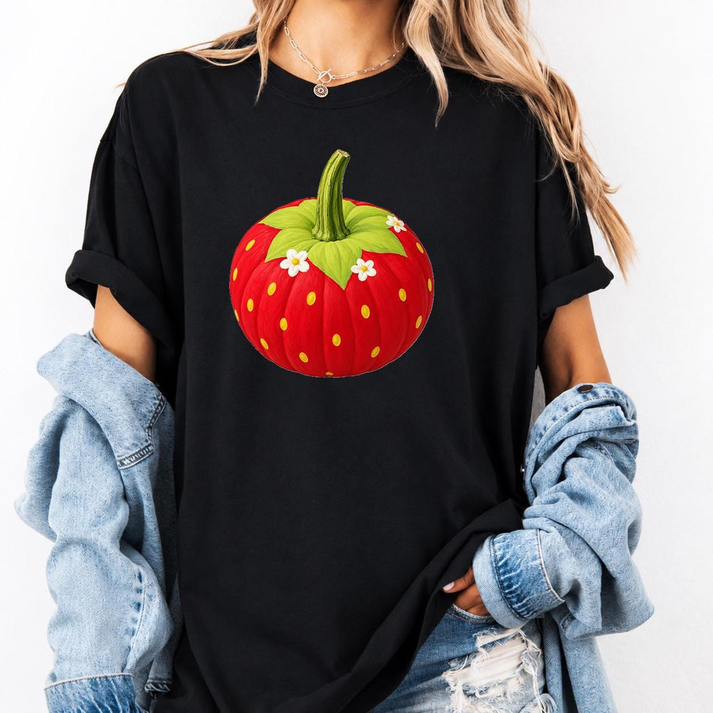 Red Pumpkin shirt Preppy Pumpkin Shirt, Girls Halloween Shirt