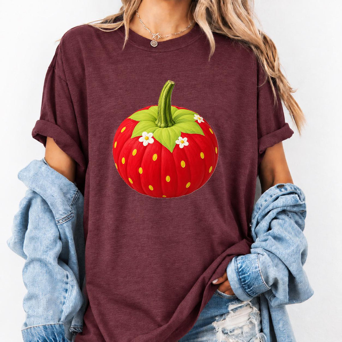Red Pumpkin shirt Preppy Pumpkin Shirt, Girls Halloween Shirt