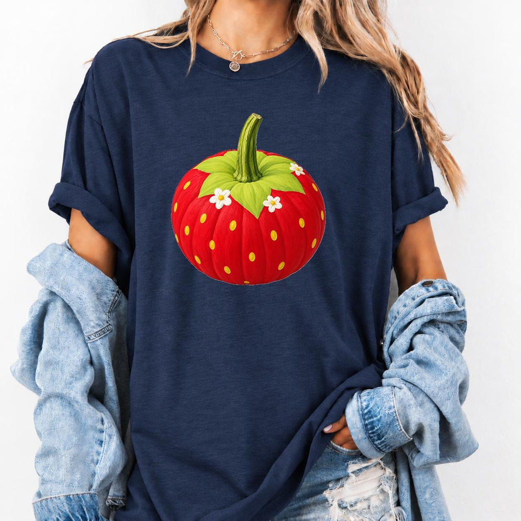 Red Pumpkin shirt Preppy Pumpkin Shirt, Girls Halloween Shirt