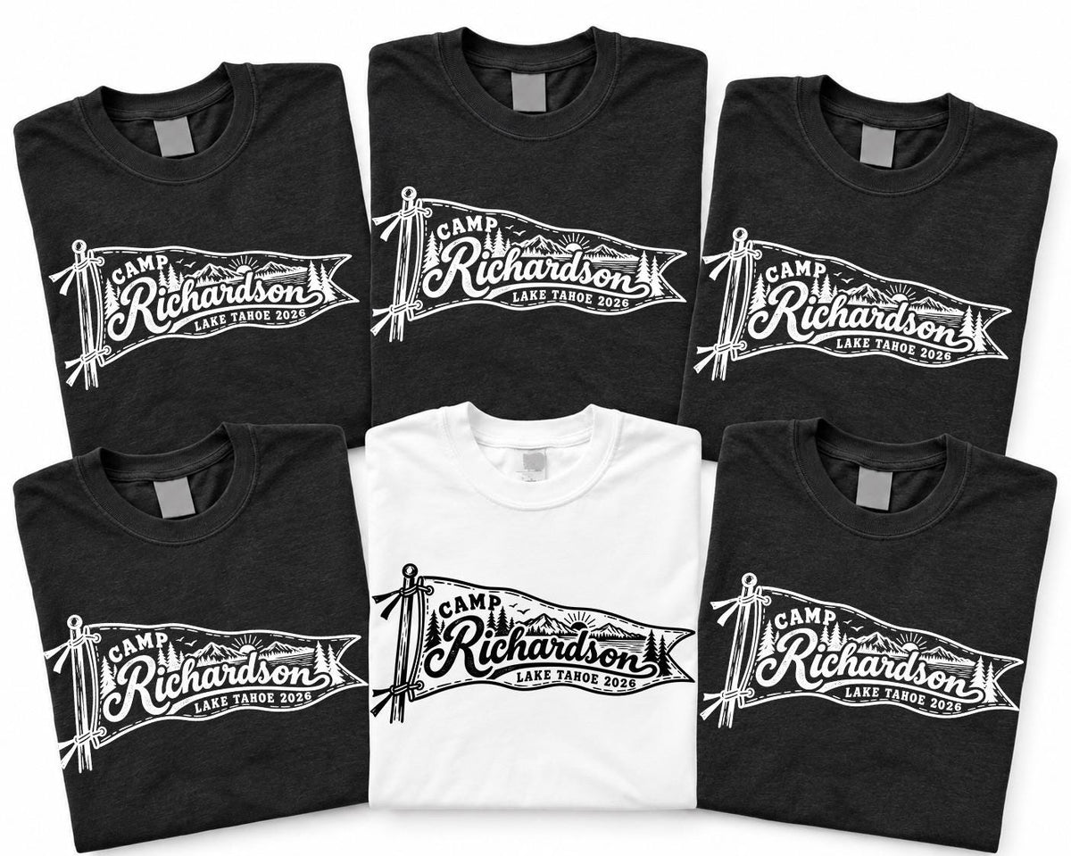 Custom Bachelorette Shirts, Custom Lake camp Bach Trip Tee