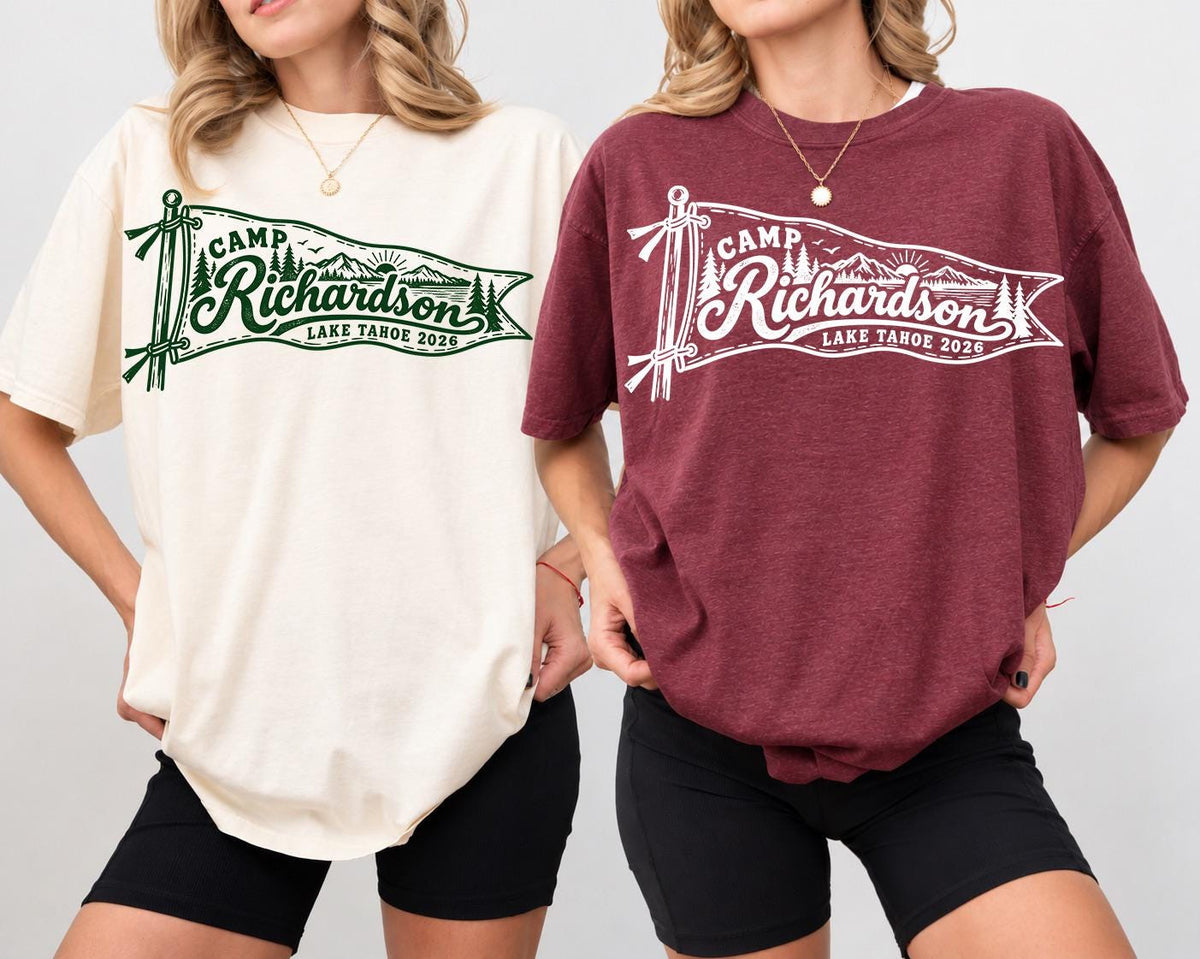 Custom Bachelorette Shirts, Custom Lake camp Bach Trip Tee