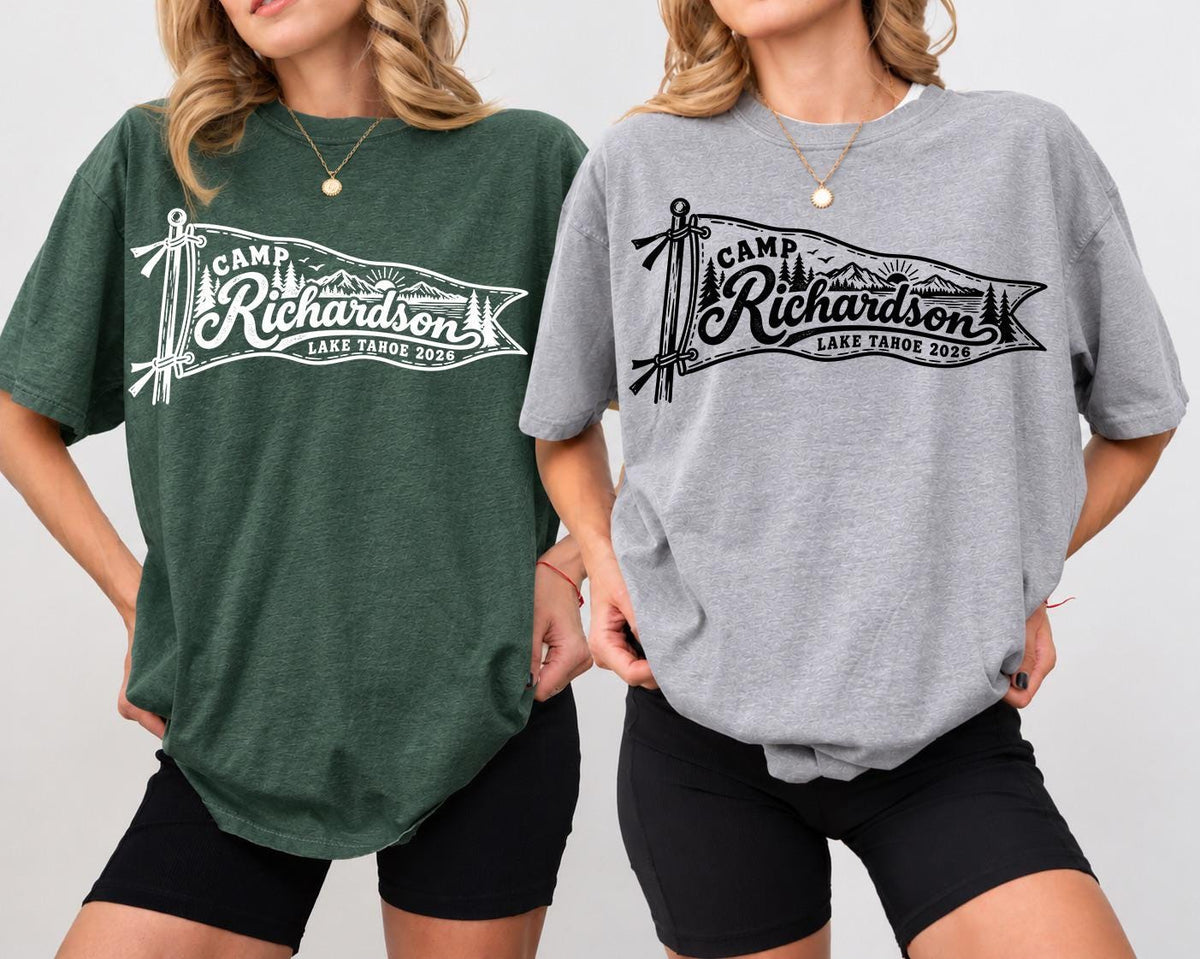 Custom Bachelorette Shirts, Custom Lake camp Bach Trip Tee