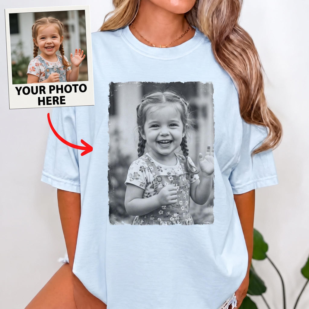 Custom couple Photo Engagement Shirt, Personalized Couple Shirt