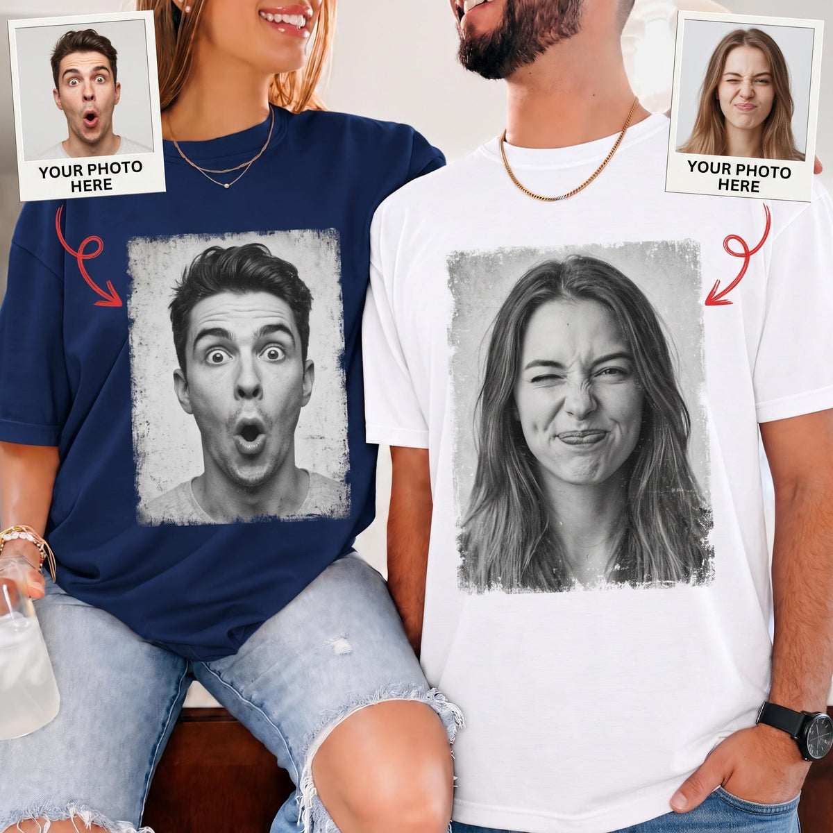 Custom Photo Shirt, Personalized Picture Tee, Your Photo Shirt